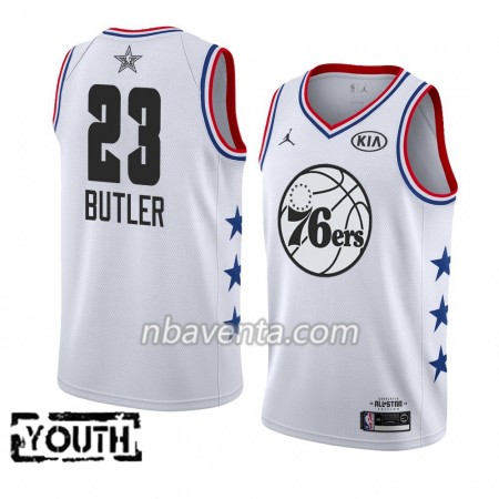 Camiseta Niños Philadelphia 76ers Jimmy Butler 23 2019 All-Star Jordan Brand Blanco Swingman Camiseta Niños Philadelphia 76ers Jimmy Butler 23 2019 All-Star Jordan Brand Blanco Swingman